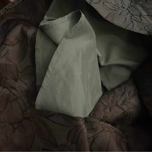 Rihoas Green Sweetheart Neck Jacquard Midi Dress Size Small | 4‎ - Picture 7 of 12